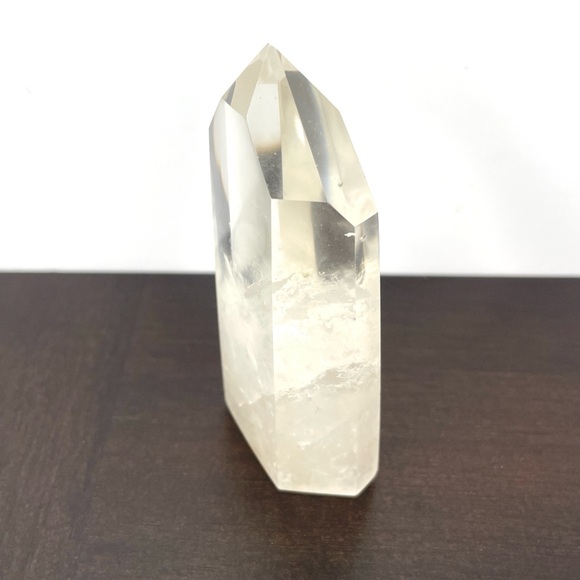 Clear Quartz Point Polished Standing Healing Stone - Picture 12 of 14